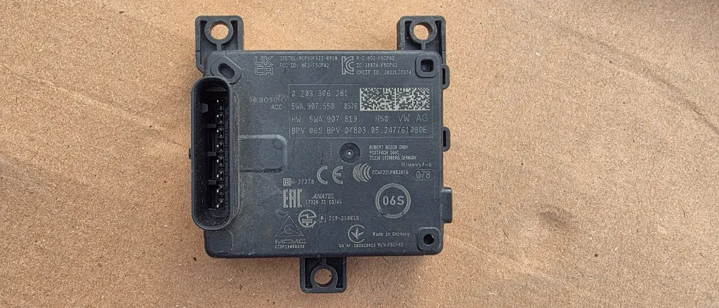 Senzor radar Vw Golf 8 / Skoda Octavia 4 2020 2021 2022 2023