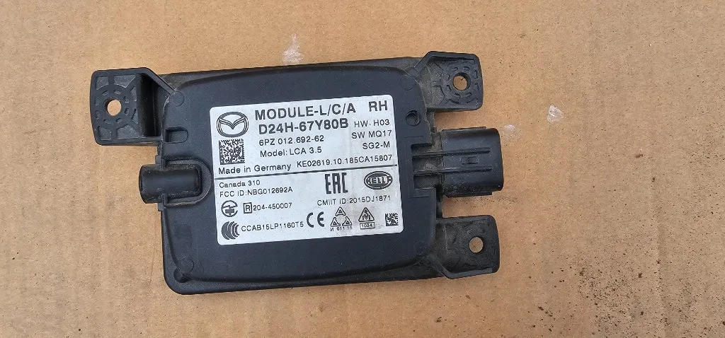 Senzor blind spot dreapta Mazda CX 3 2018 2019 2020 2021
