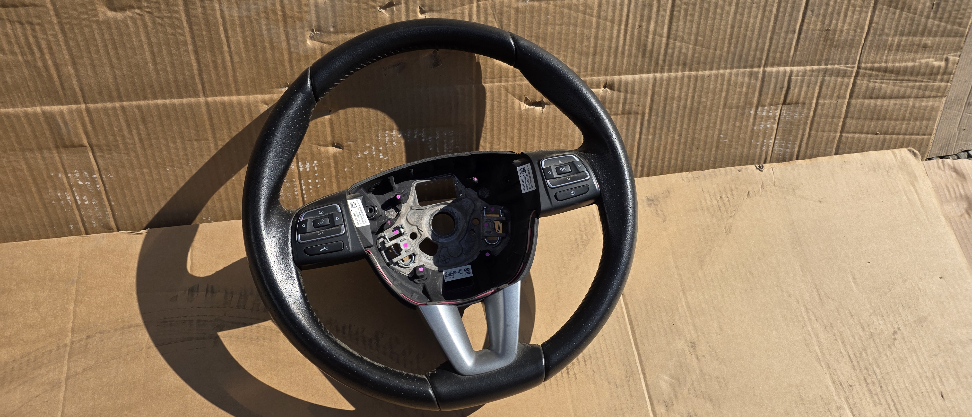 Volan piele cu comenzi Seat Leon 1P Facelift / Altea XL 2009 2010 2011 2012