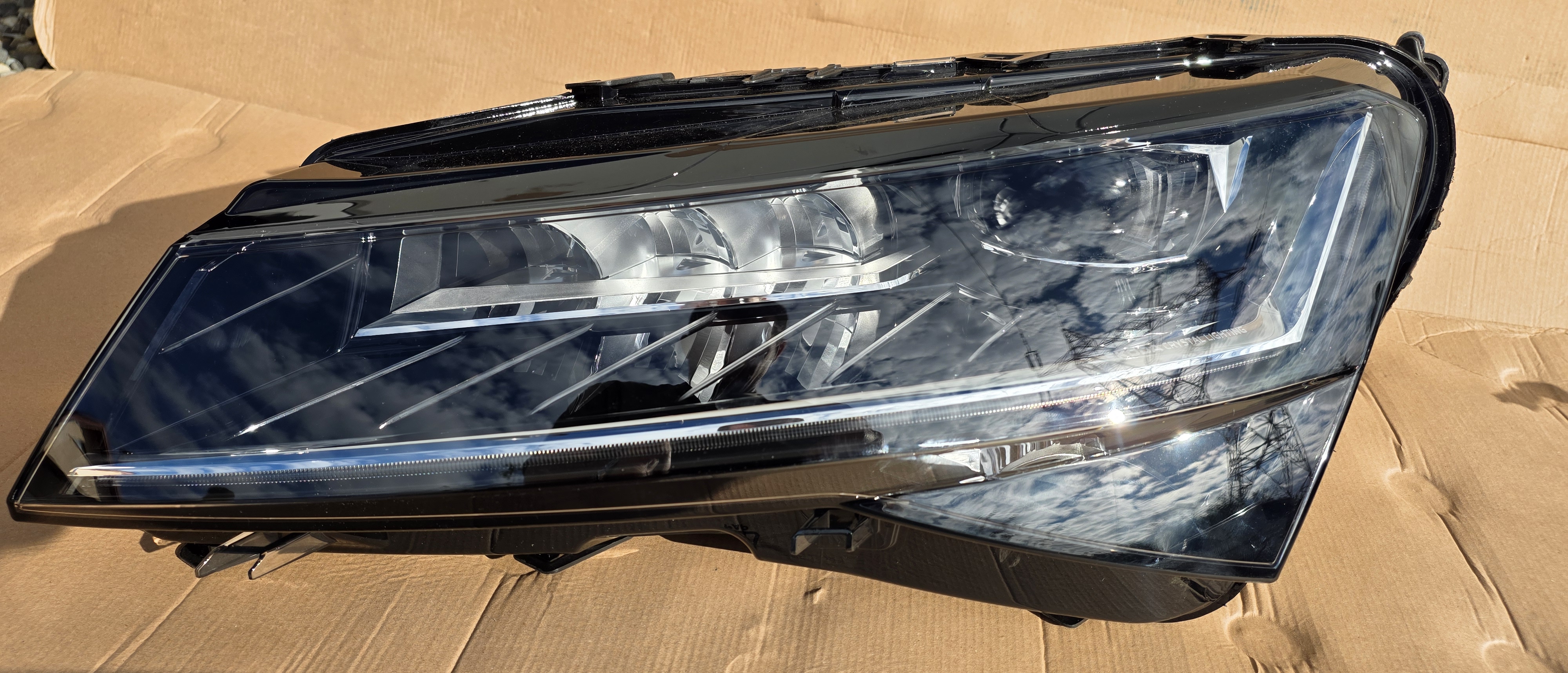 Far stanga Full Led Skoda Superb 3 Facelift Crystal Lighting 2019 2020 2021 2022