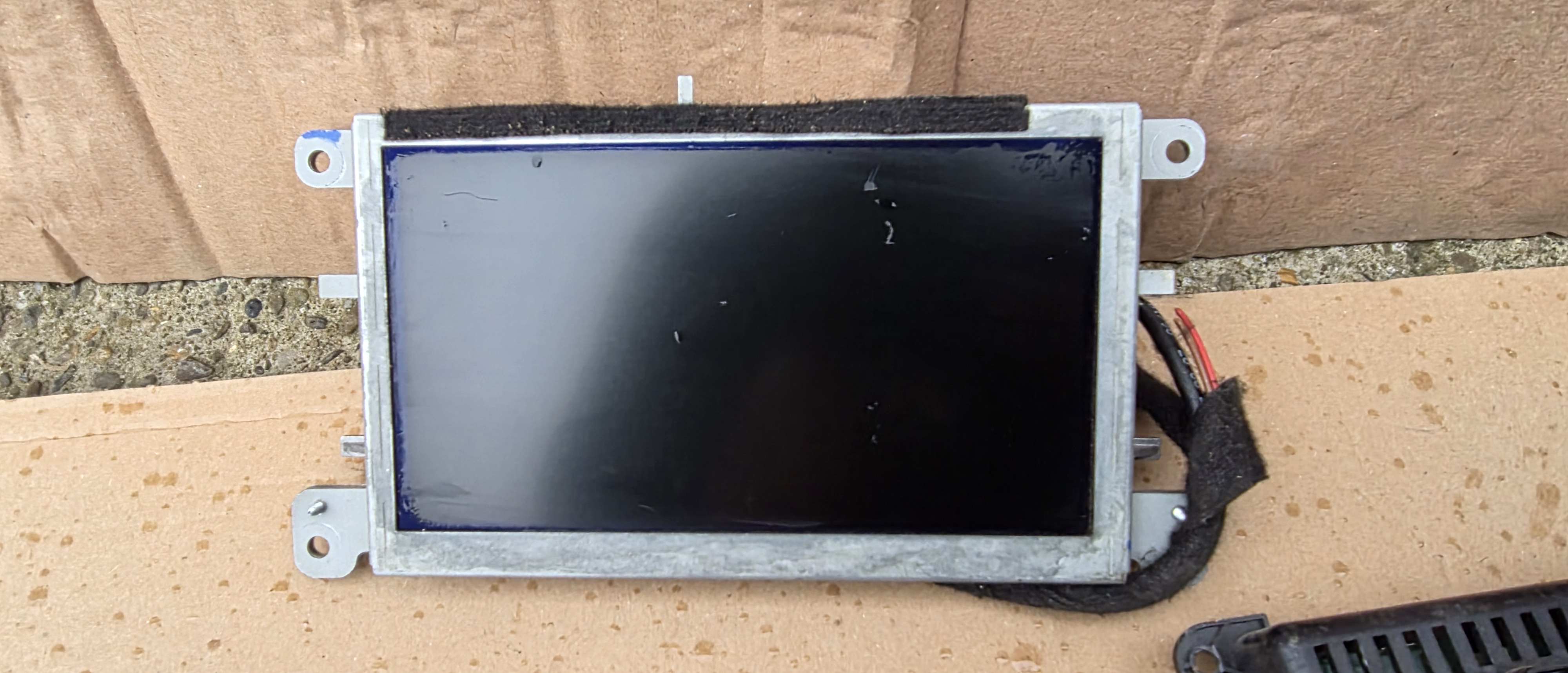 Display navigatie bord Audi A6 C6 Facelift / Q7 4L Facelift 2009 2010 2011 - COD 4L0919604